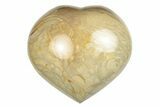 Wide, Polychrome Jasper Heart - Madagascar #254642-1